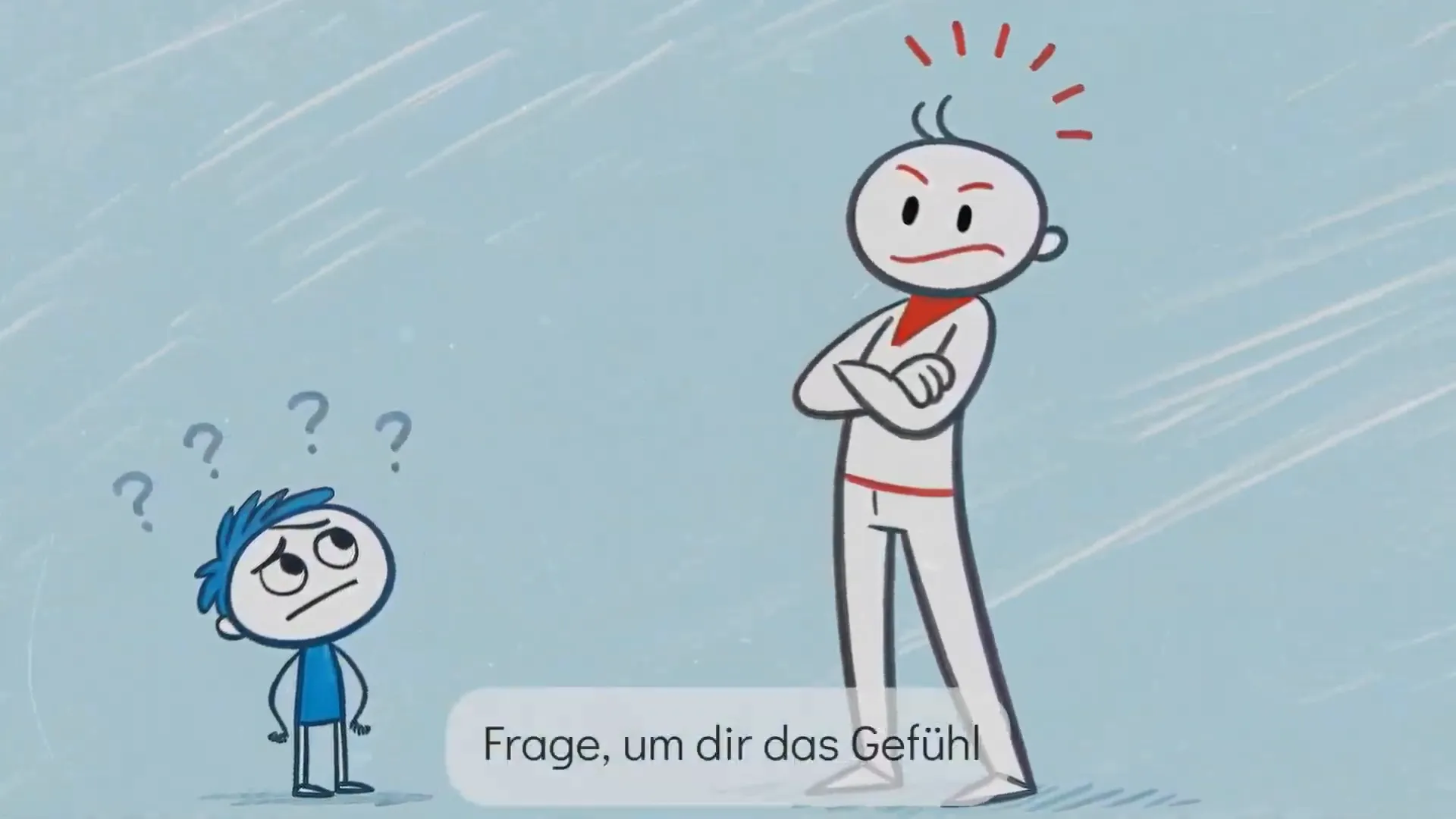 Person wirkt manipulativ im Gespräch