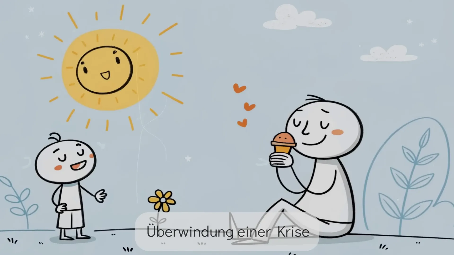 Nach einer Krise erscheinen kleine Dinge als Quelle tiefer Freude