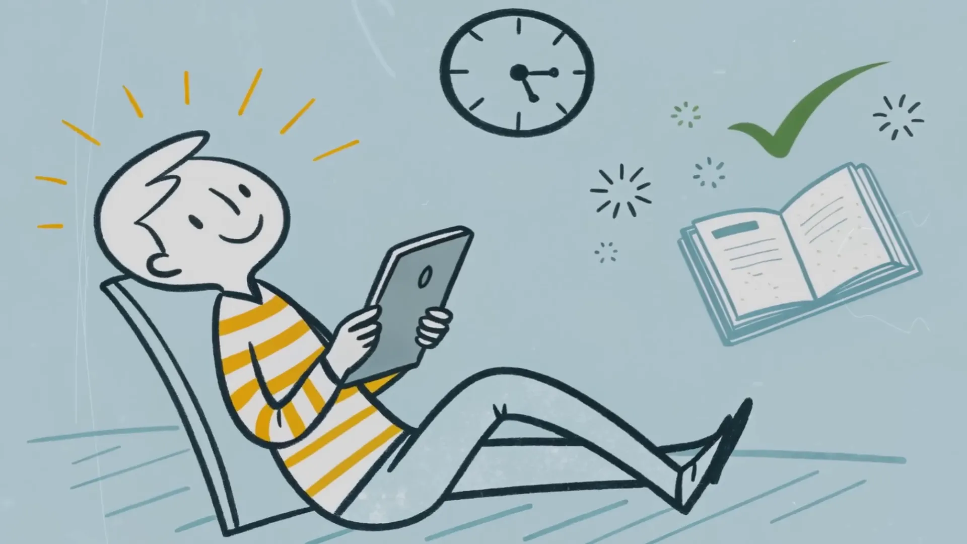 Schnelles Überfliegen eines Buches als erster Durchgang