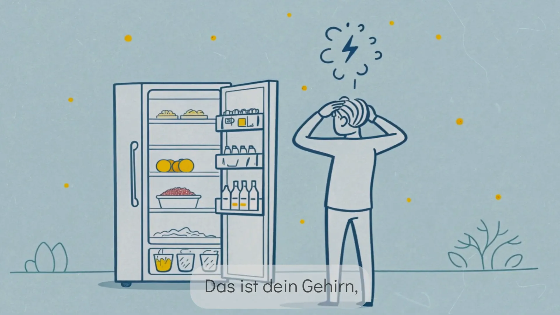 Vor dem Kühlschrank: Entscheidungsmüdigkeit