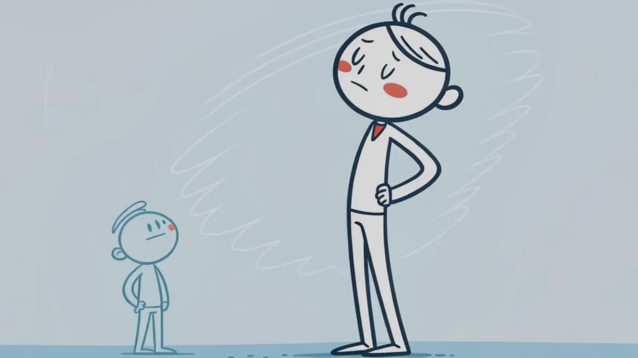 Person correcting posture, shoulders back