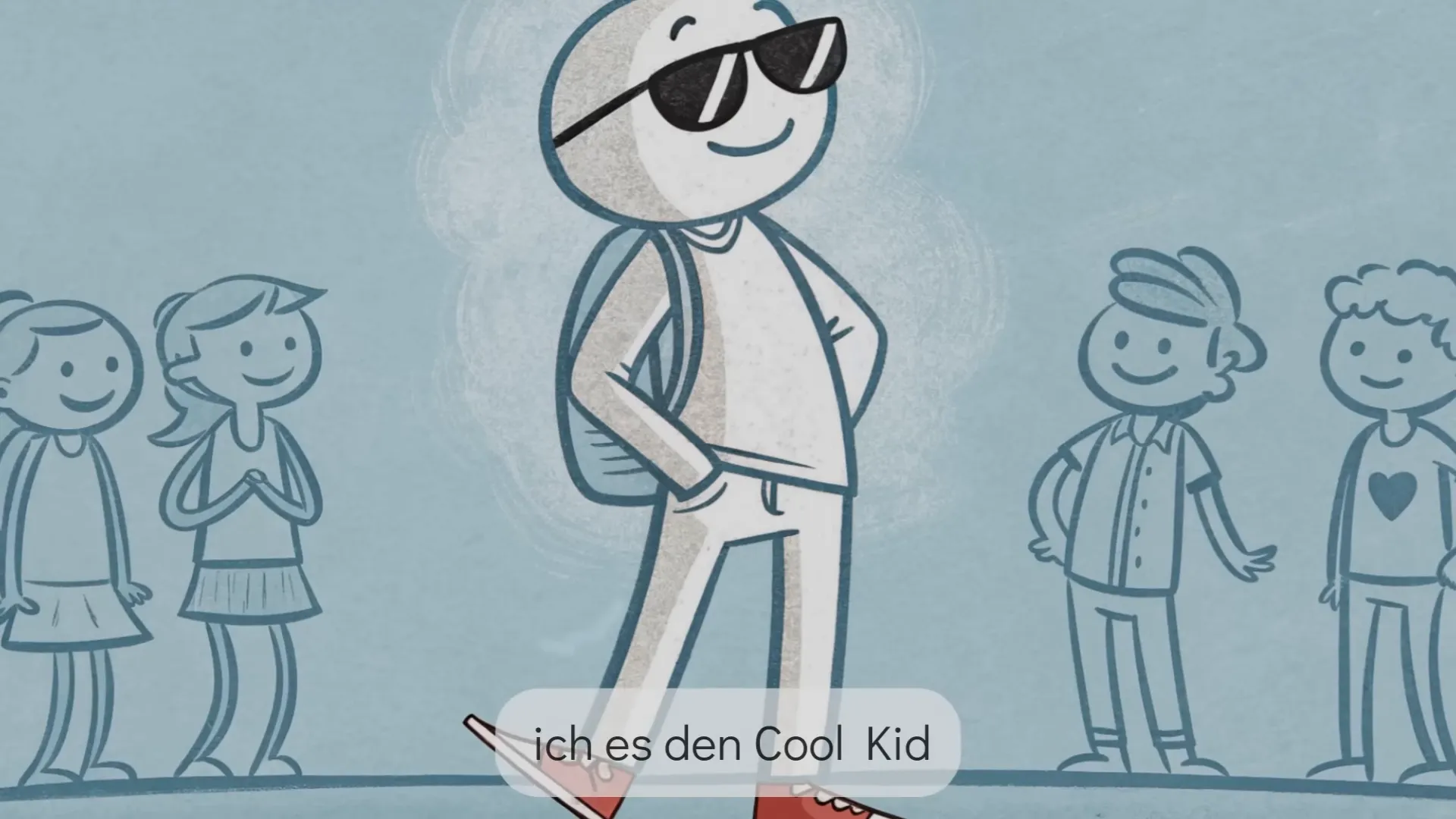 Personen, die entspannt wirken: 'Cool Kid Effect'