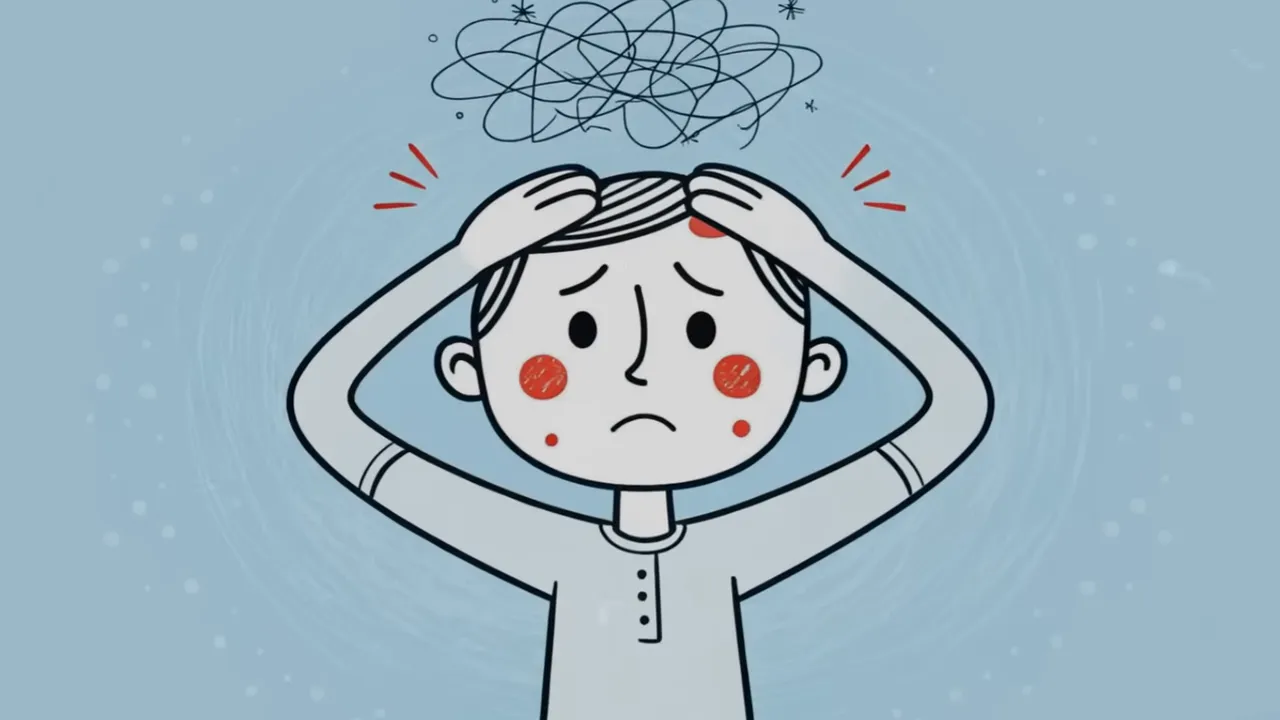 Person meditating to reduce stress