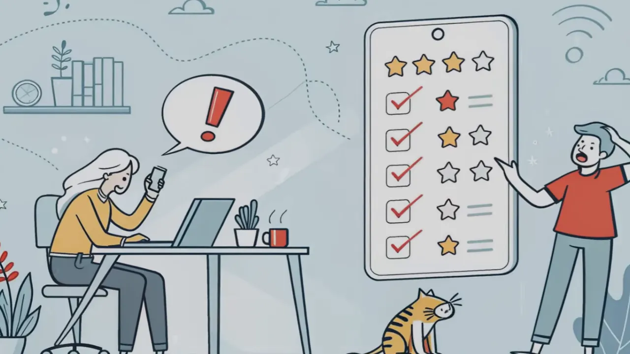 Person im Büro, gestresst vor Laptop, ständige Erreichbarkeit